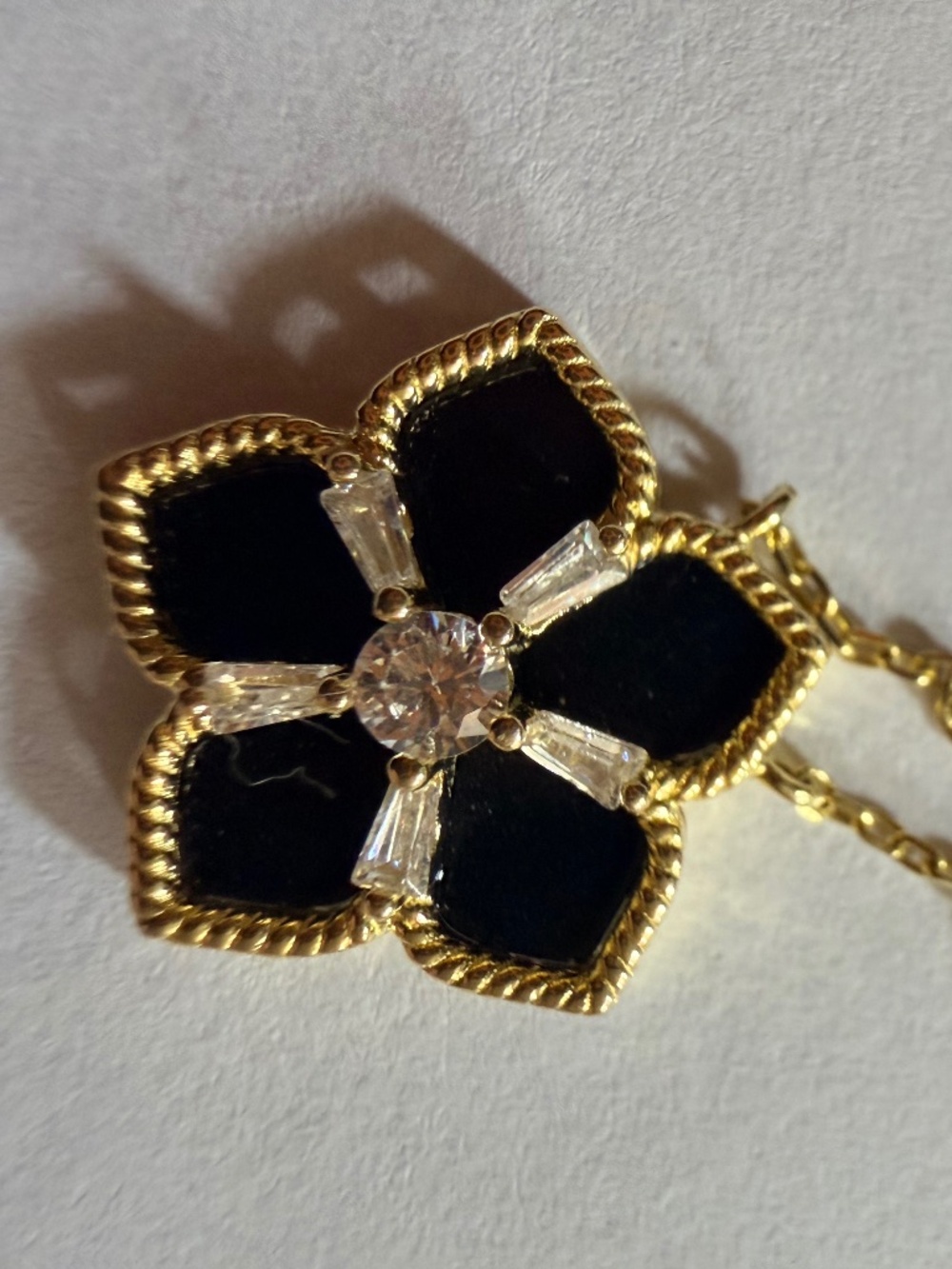 Beautiful layering necklace in 925 gold plating 18 inches